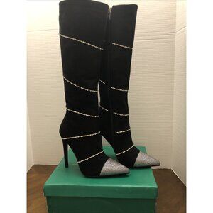 Lauren Lorraine BEYONCÉ Boot In Black Size 6.5